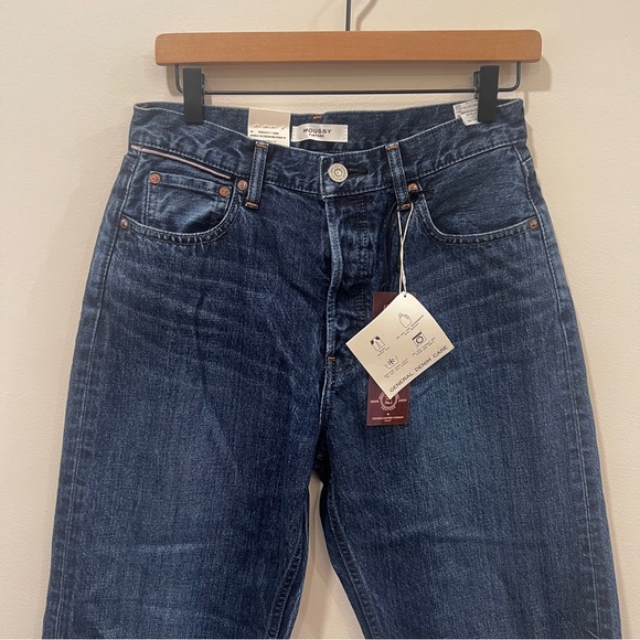 NWT Moussy Vintage Corcoran Wide Straight in Dark Blue size 27 - Picture 9 of 11